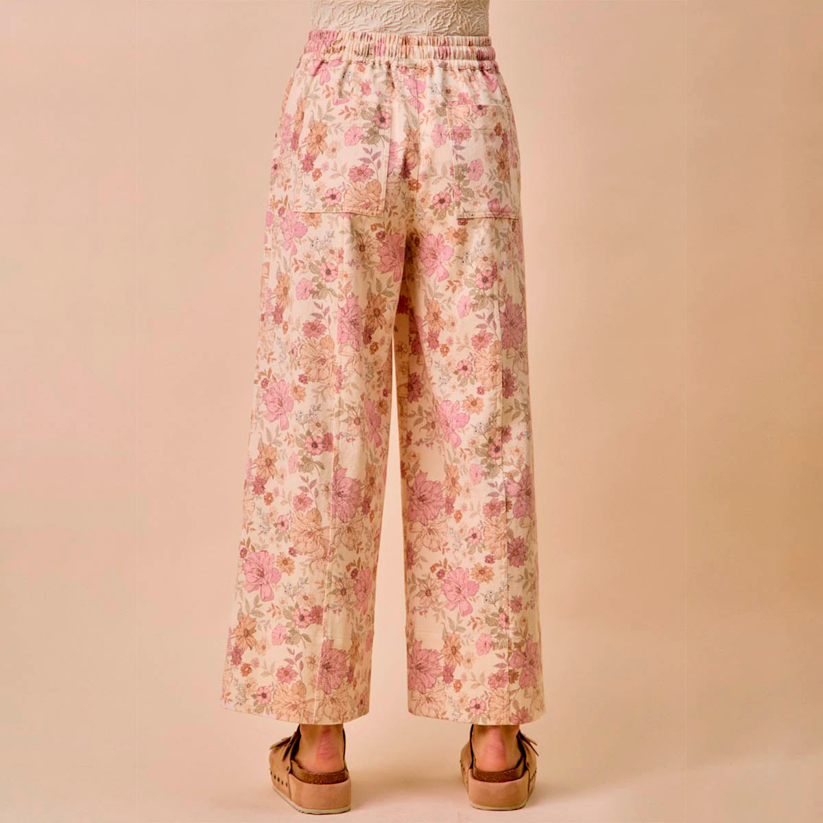 Pantalon Ancho con Estampado