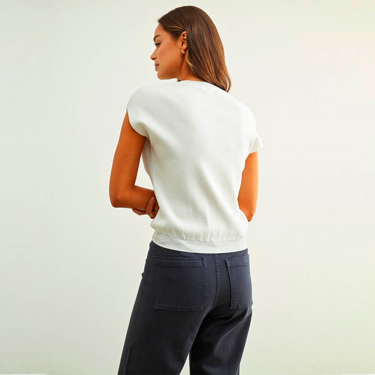 Blusa Blanca Basica