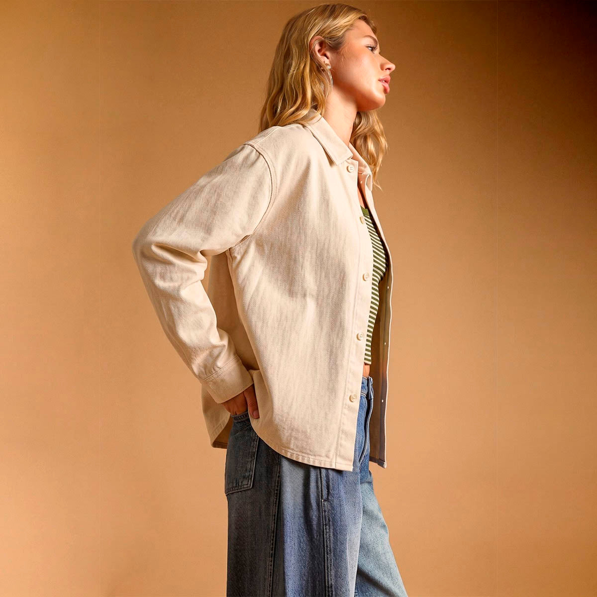 Camisa Beige