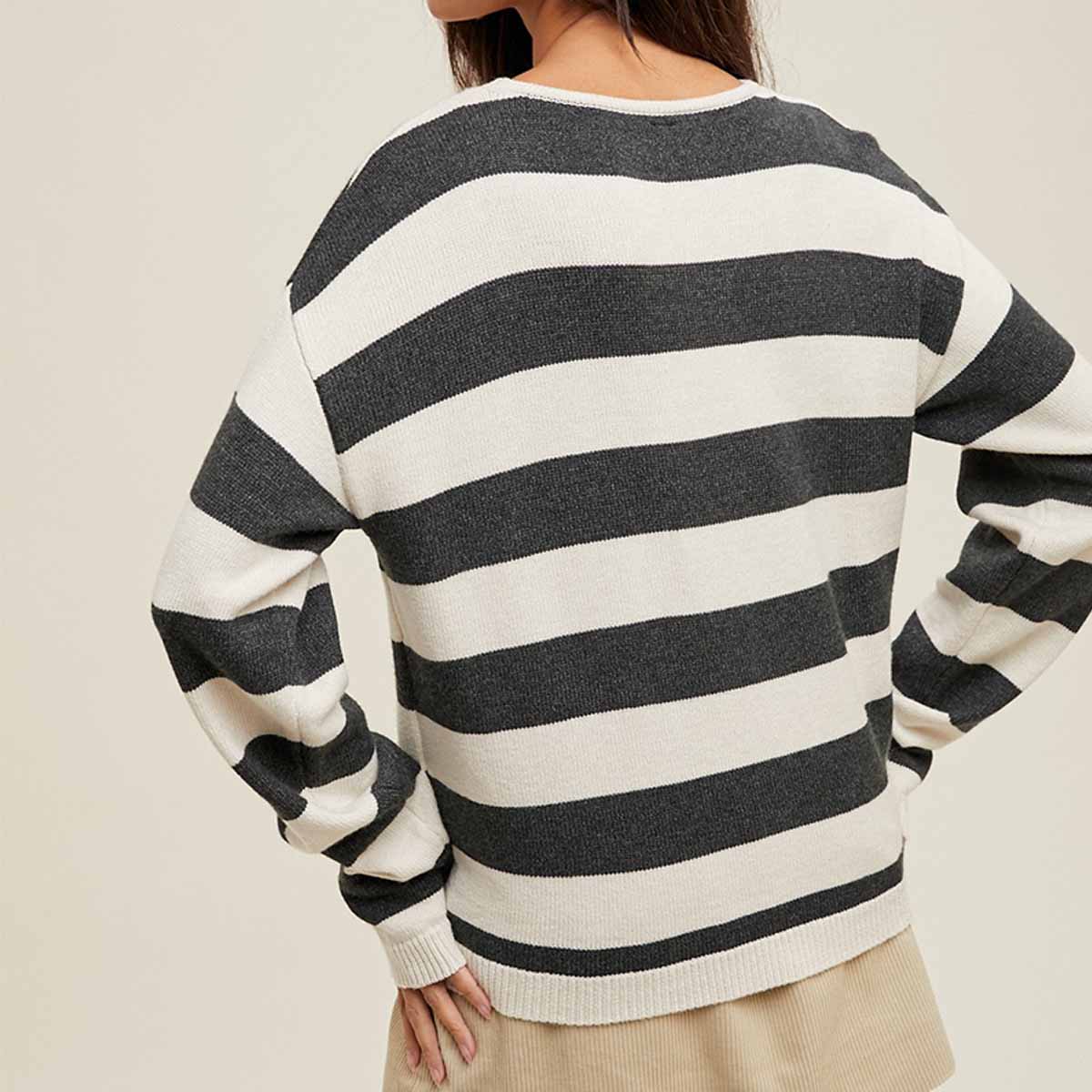 Sueter Verde de Rayas