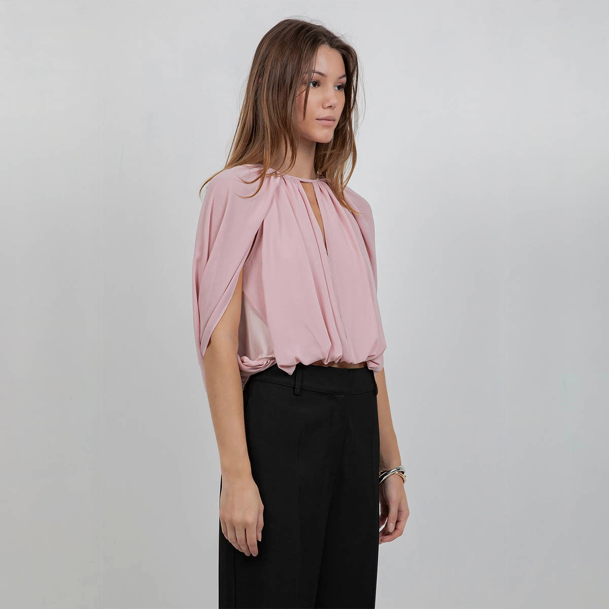 Blusa Rosa Holgada