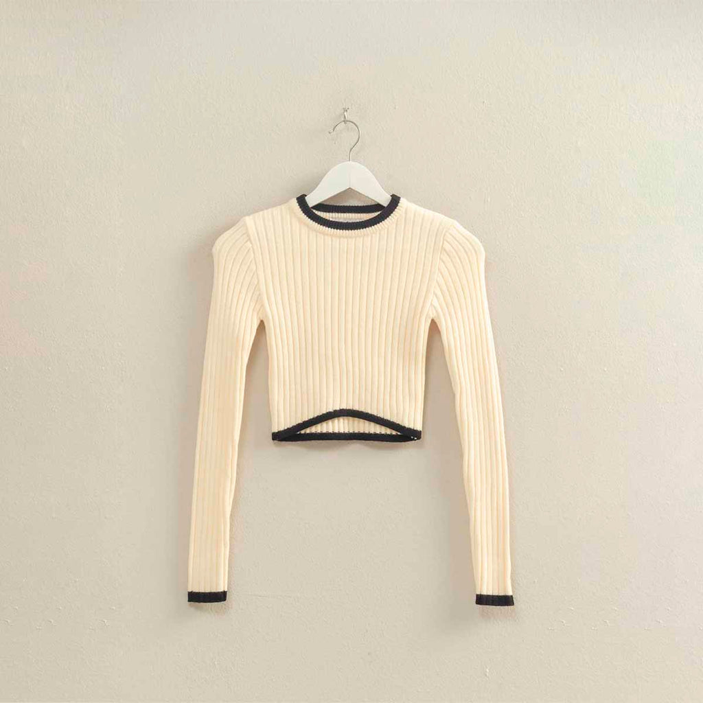 Sueter Blanco con Linea Contraste