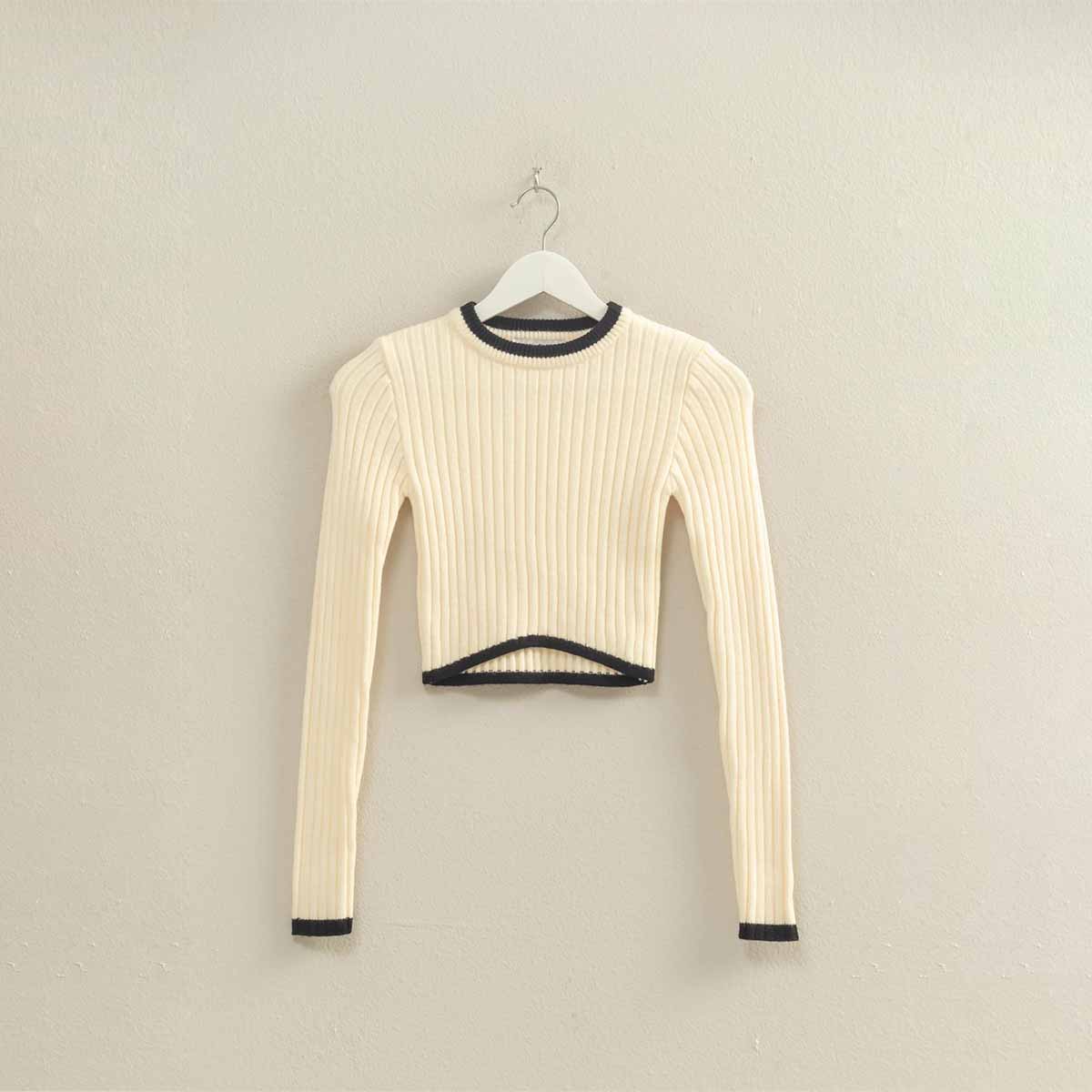 Sueter Blanco con Linea Contraste