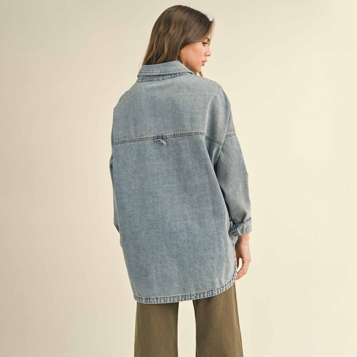 Chamarra Azul de Mezclilla