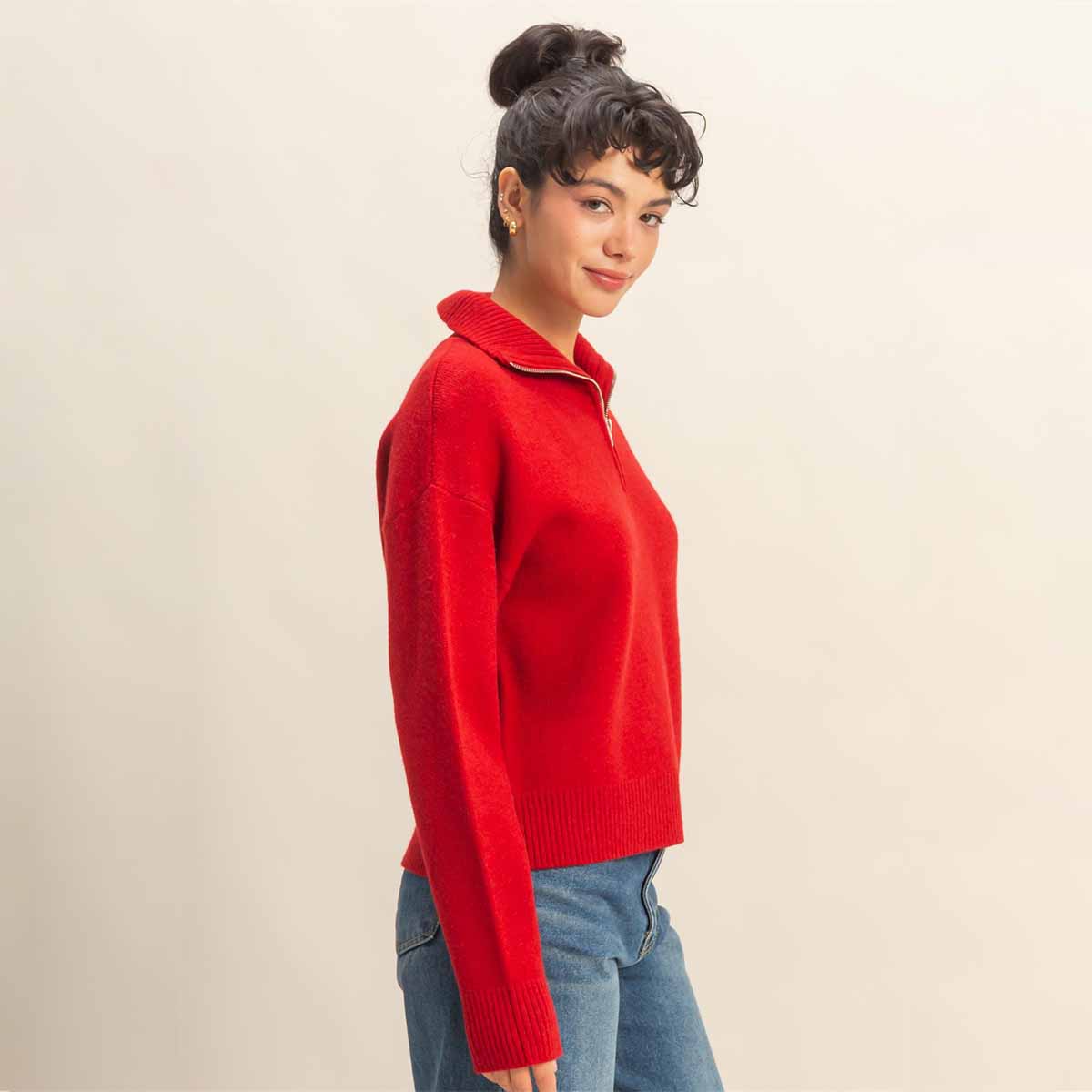 Sueter Rojo de Punto