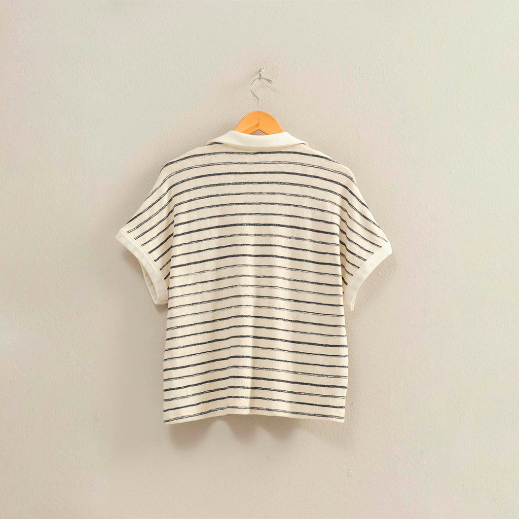 Blusa Blanca con Rayas
