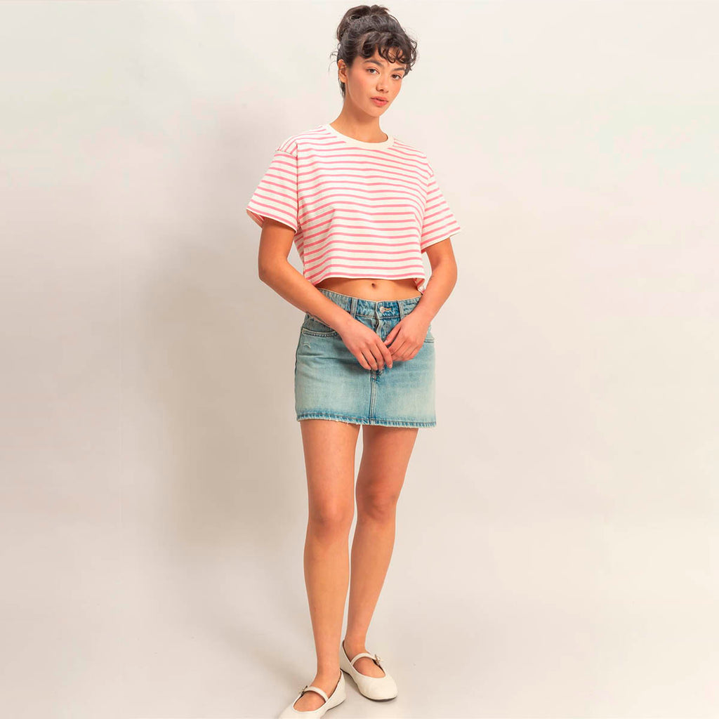 Blusa Rosa de Rayas