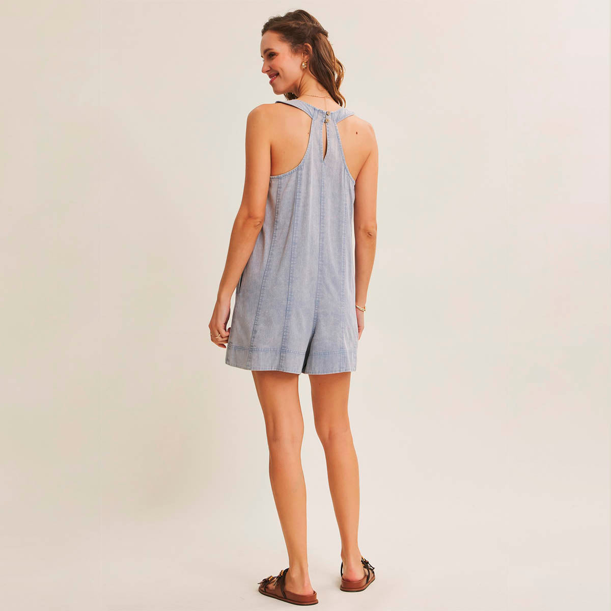 Jump Suit Azul Mezclilla