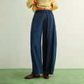Pantalon Azul Pierna Ancha