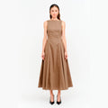 Vestido Taupe Largo