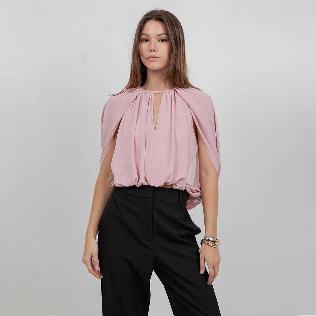 Blusa Rosa Holgada