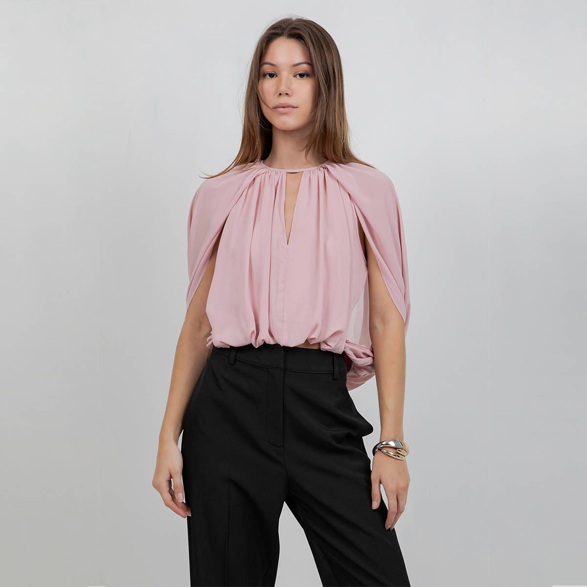 Blusa Rosa Holgada