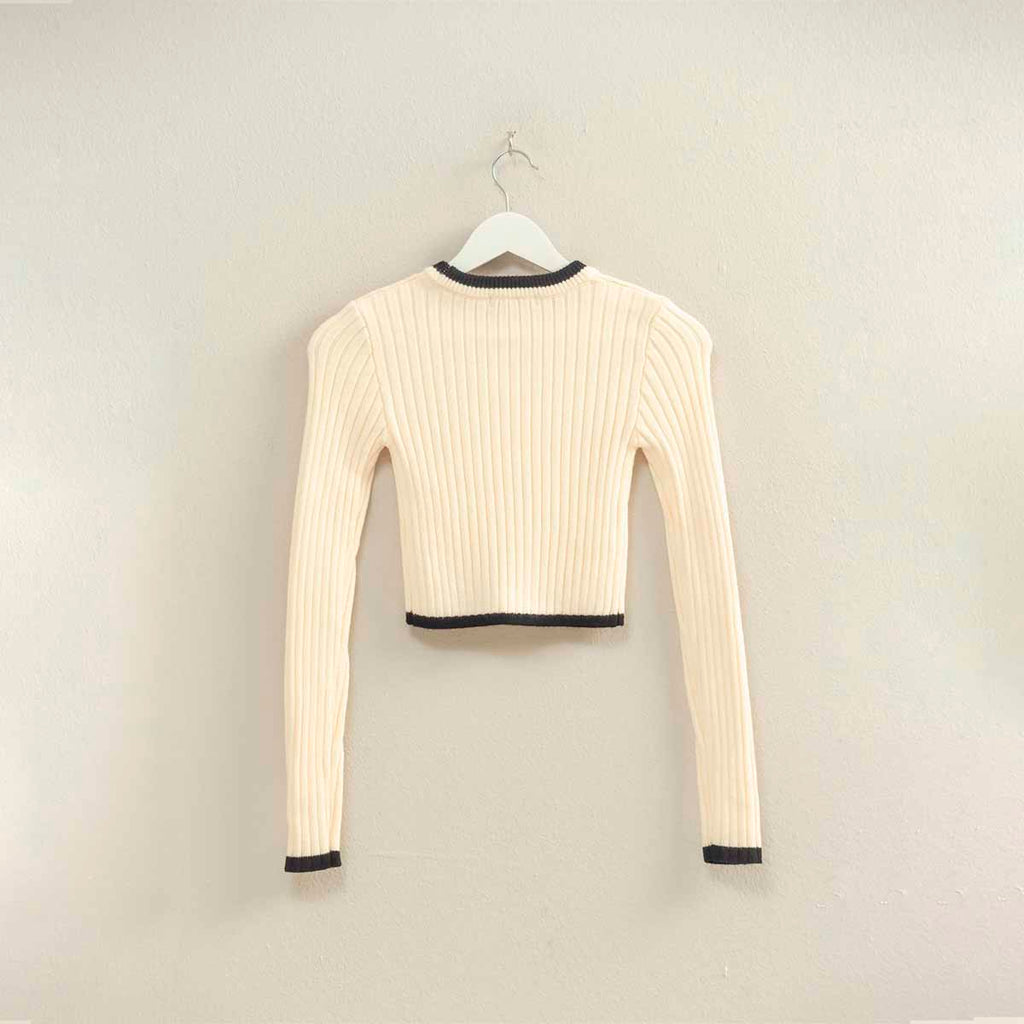 Sueter Blanco con Linea Contraste