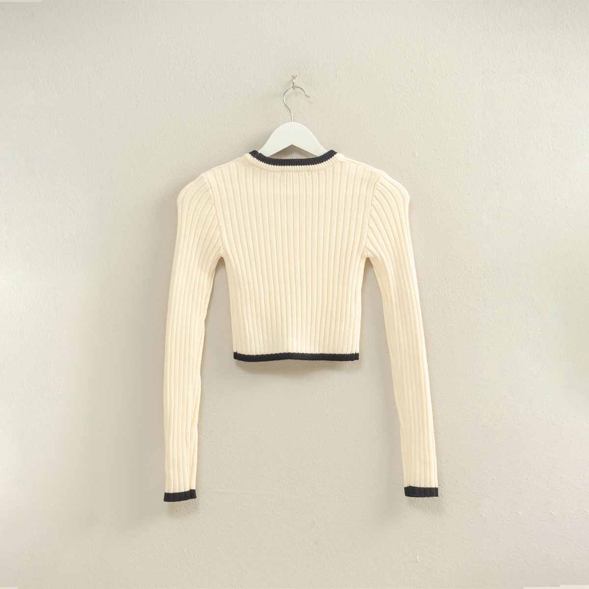 Sueter Blanco con Linea Contraste