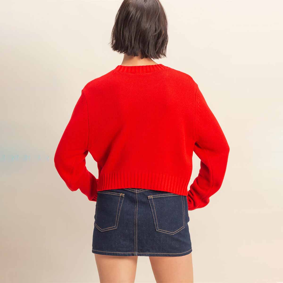 Sueter Rojo de Punto