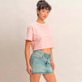 Blusa Rosa de Rayas