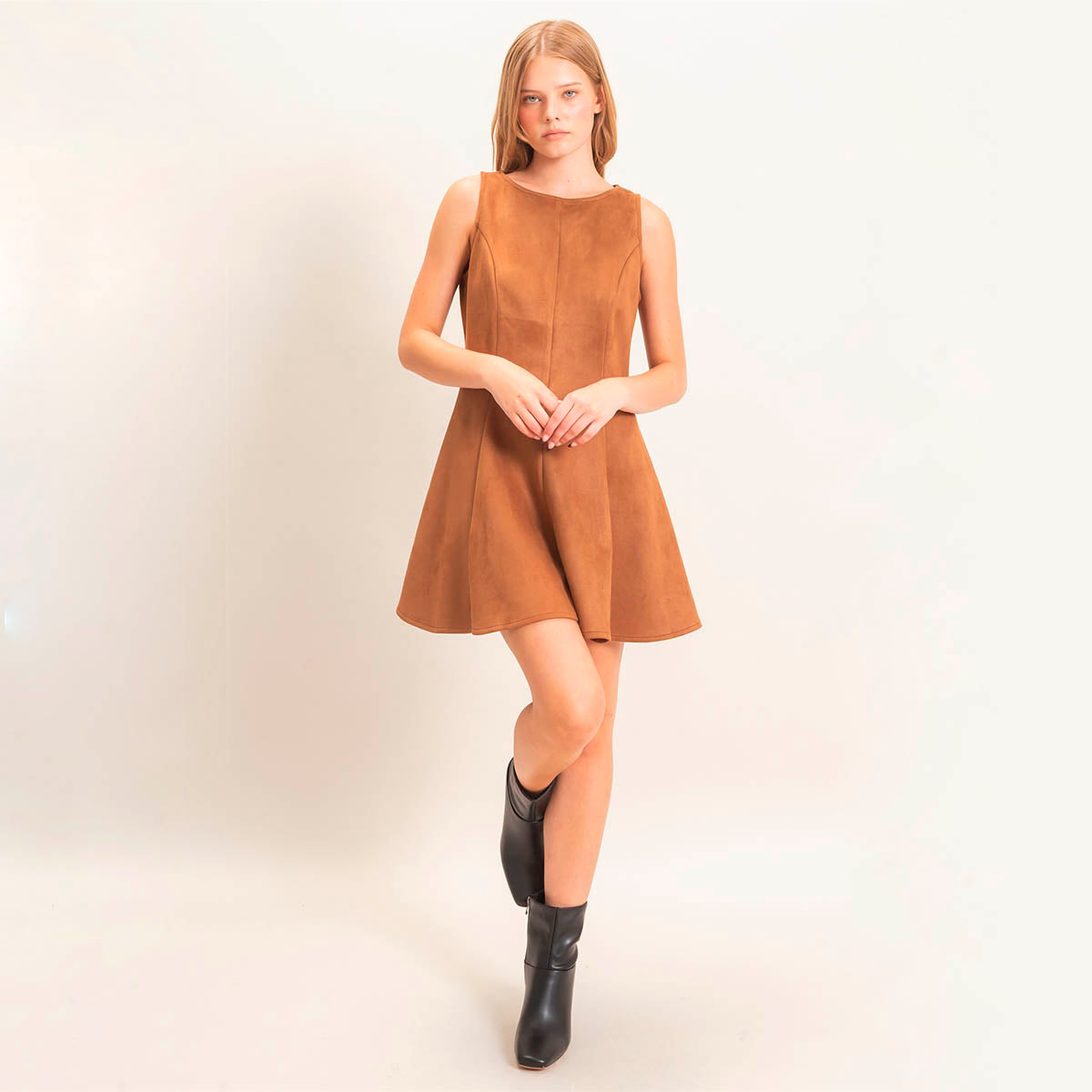 Vestido Camel