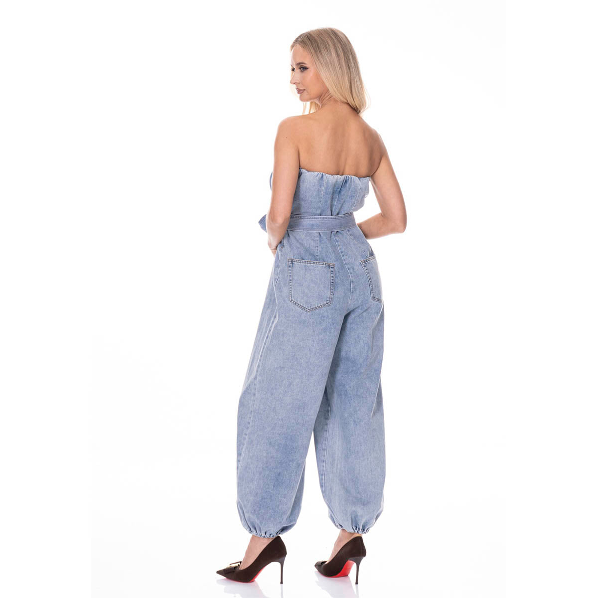 Jump Suit Azul Mezclilla