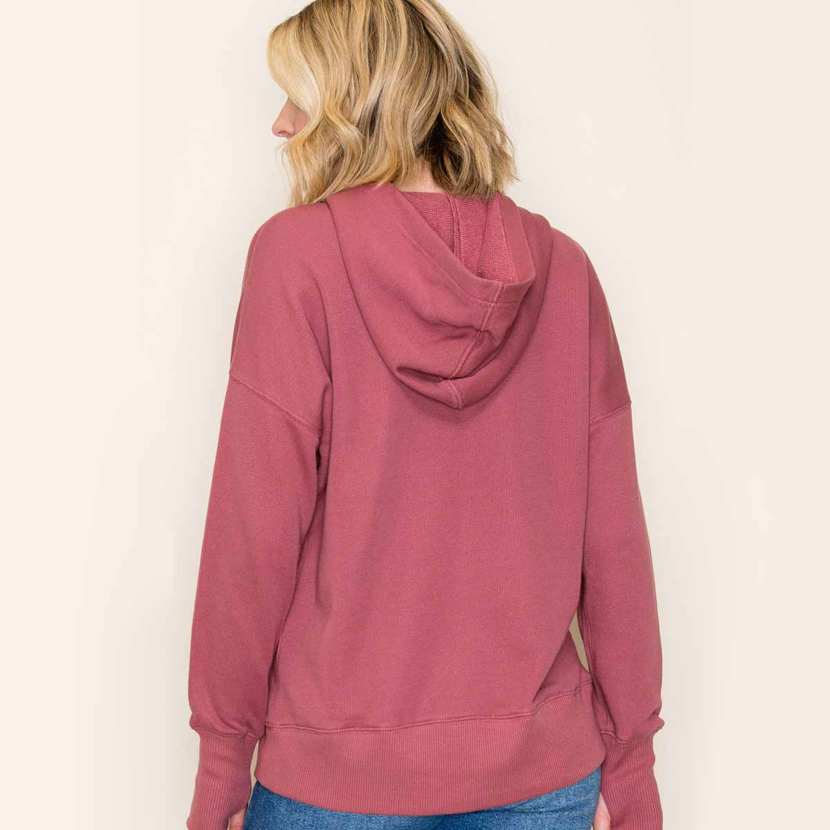 Sudadera Roja con Gorro