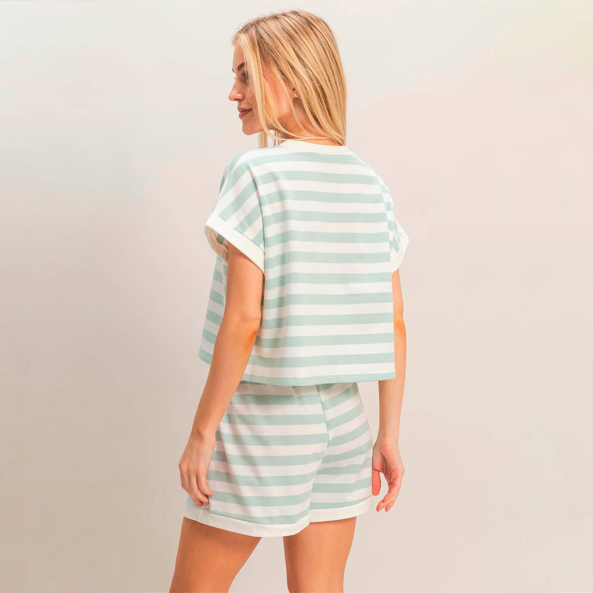 Set Menta de Rayas