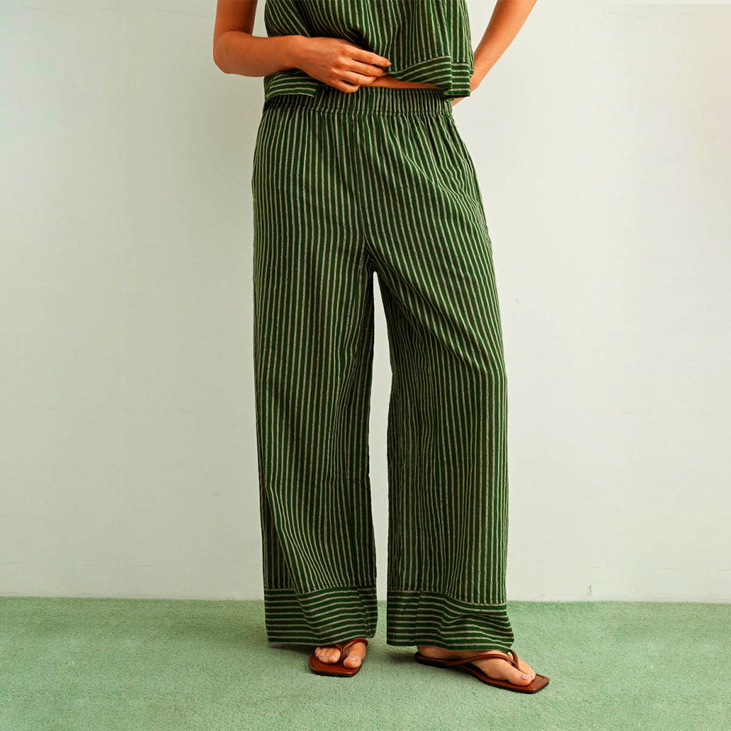 Set Verde de Rayas
