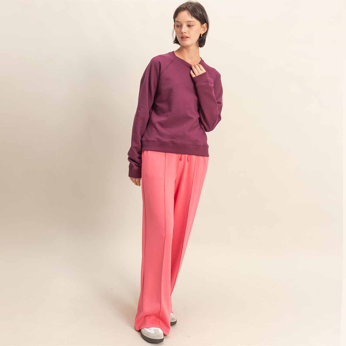 Sudadera Morada Casual