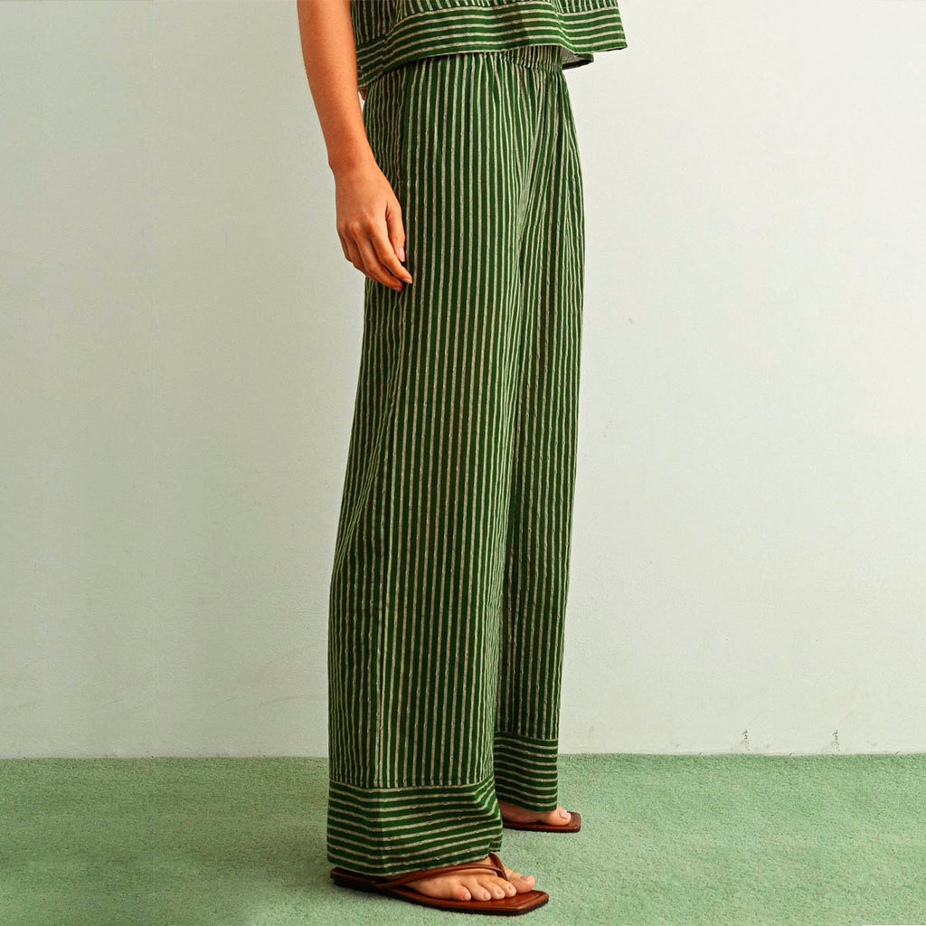 Set Verde de Rayas