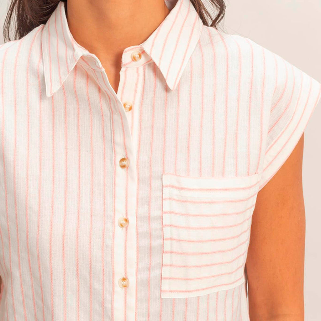 Blusa Rosa de Rayas