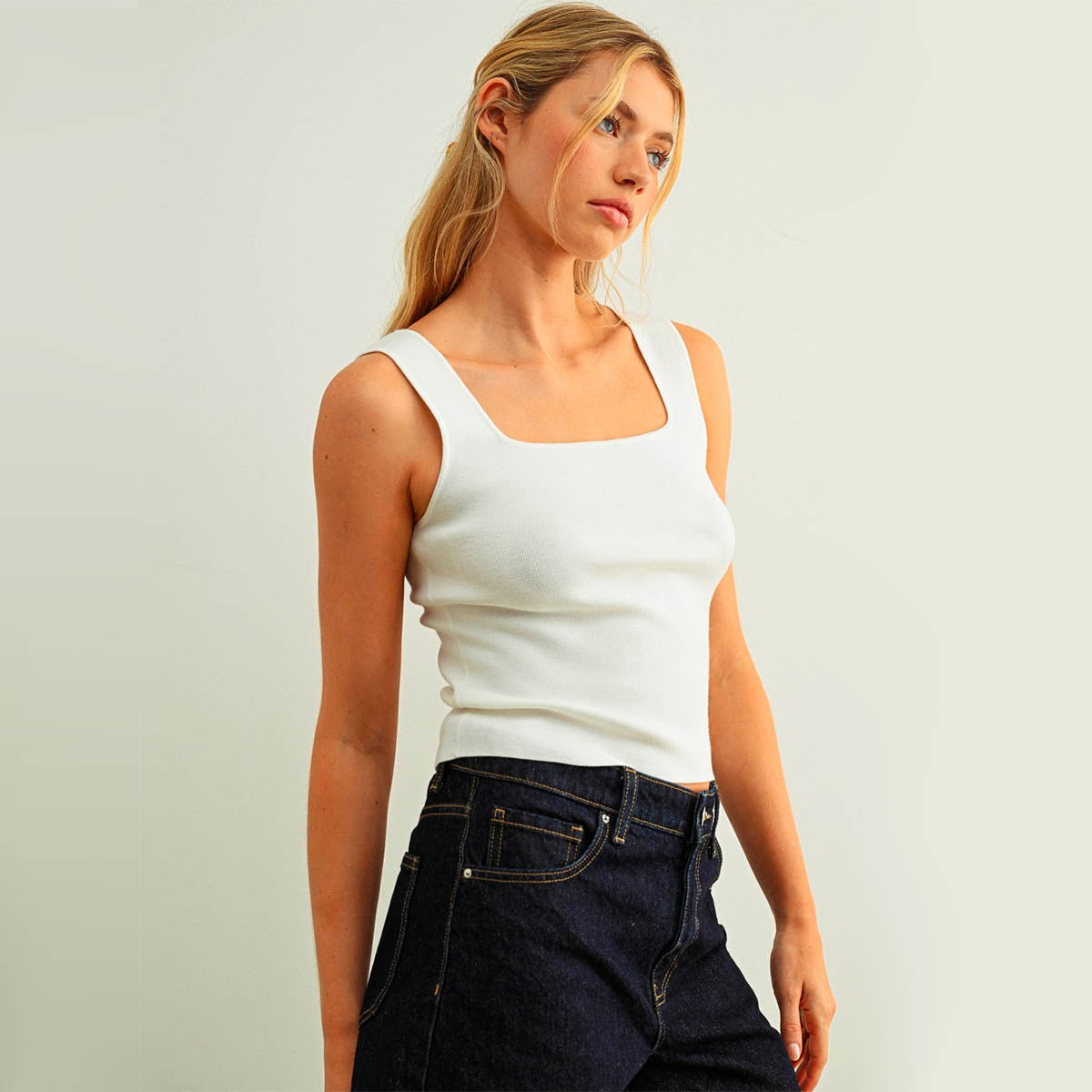 Blusa Blanca de Tirantes