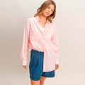 Camisa Rosa a Rayas