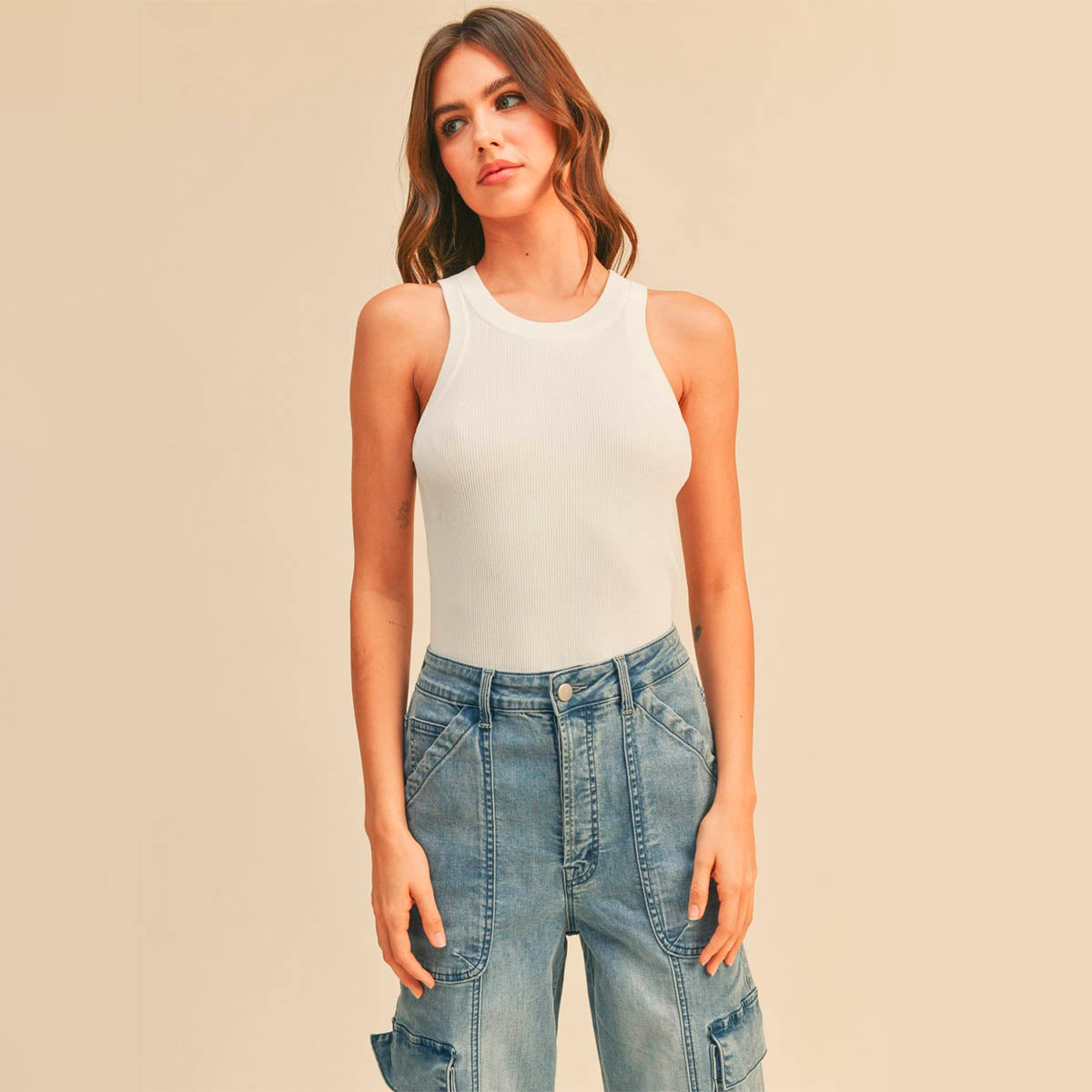Blusa Blanca de Tirante