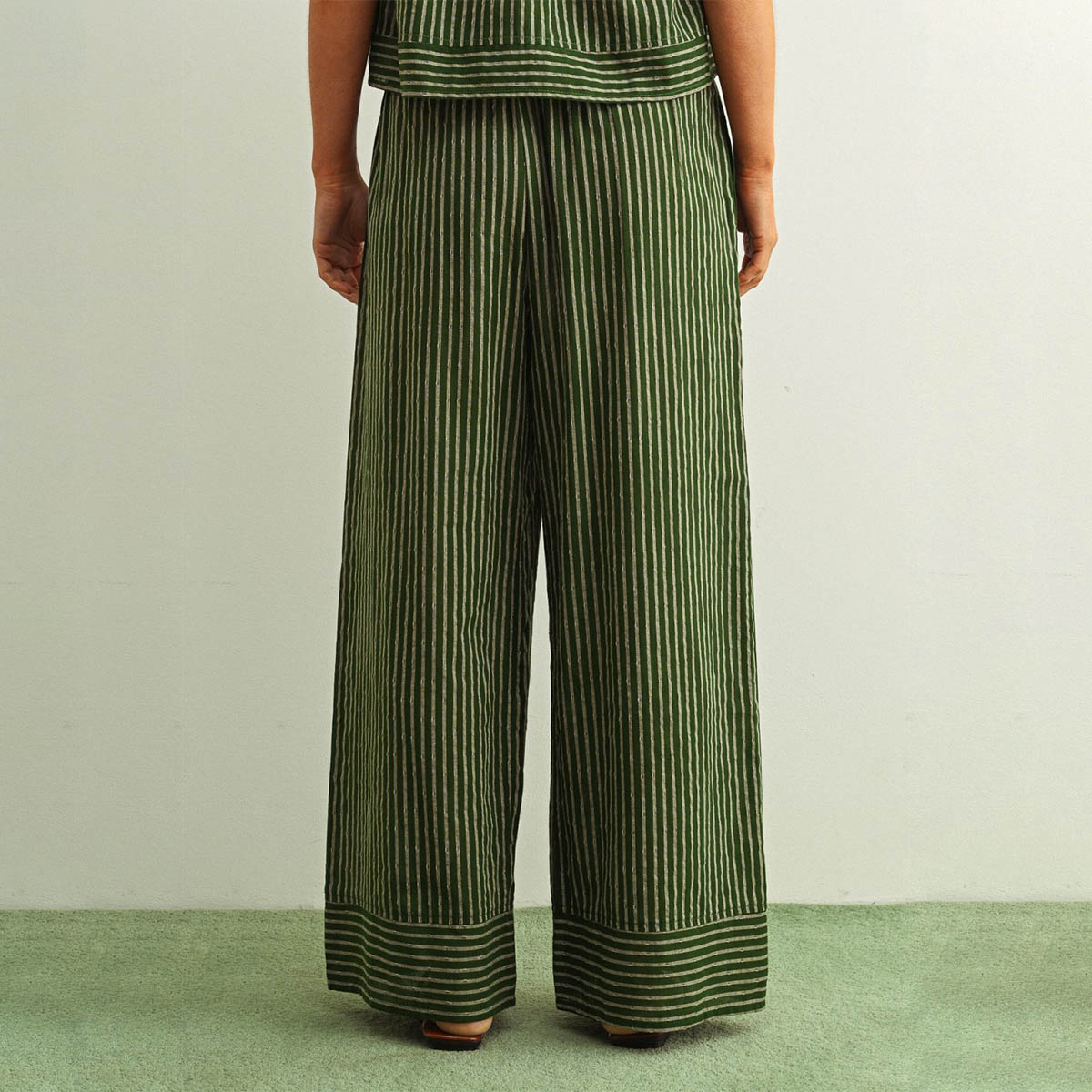 Set Verde de Rayas