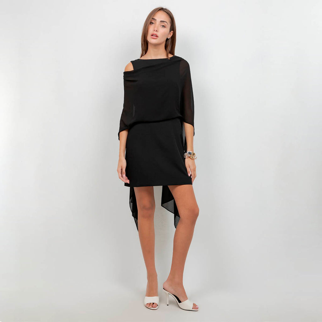 Vestido Negro Espalda Descubierta