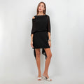 Vestido Negro Espalda Descubierta