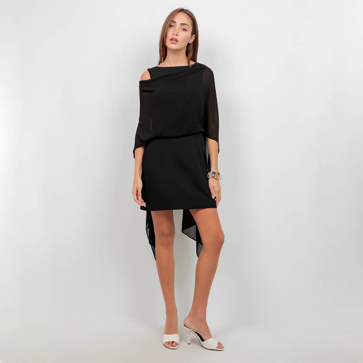Vestido Negro Espalda Descubierta