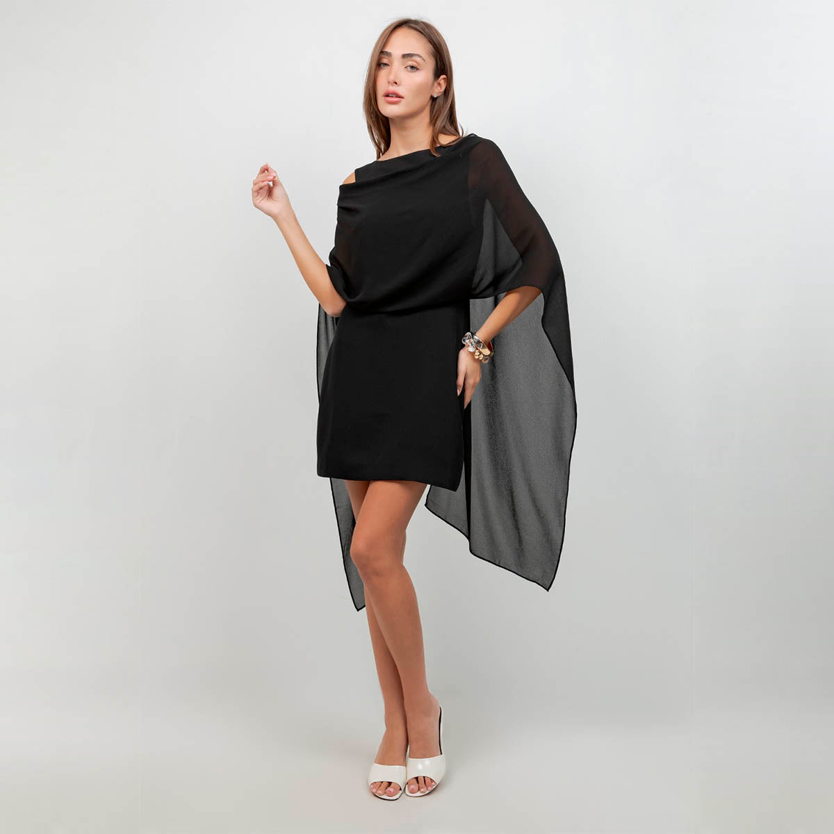 Vestido Negro Espalda Descubierta