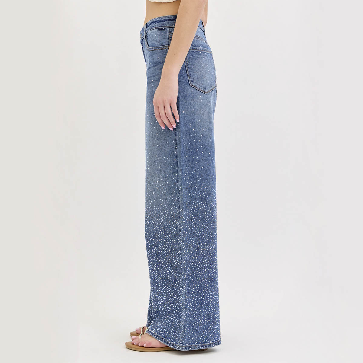 Jeans Azul con Brillos