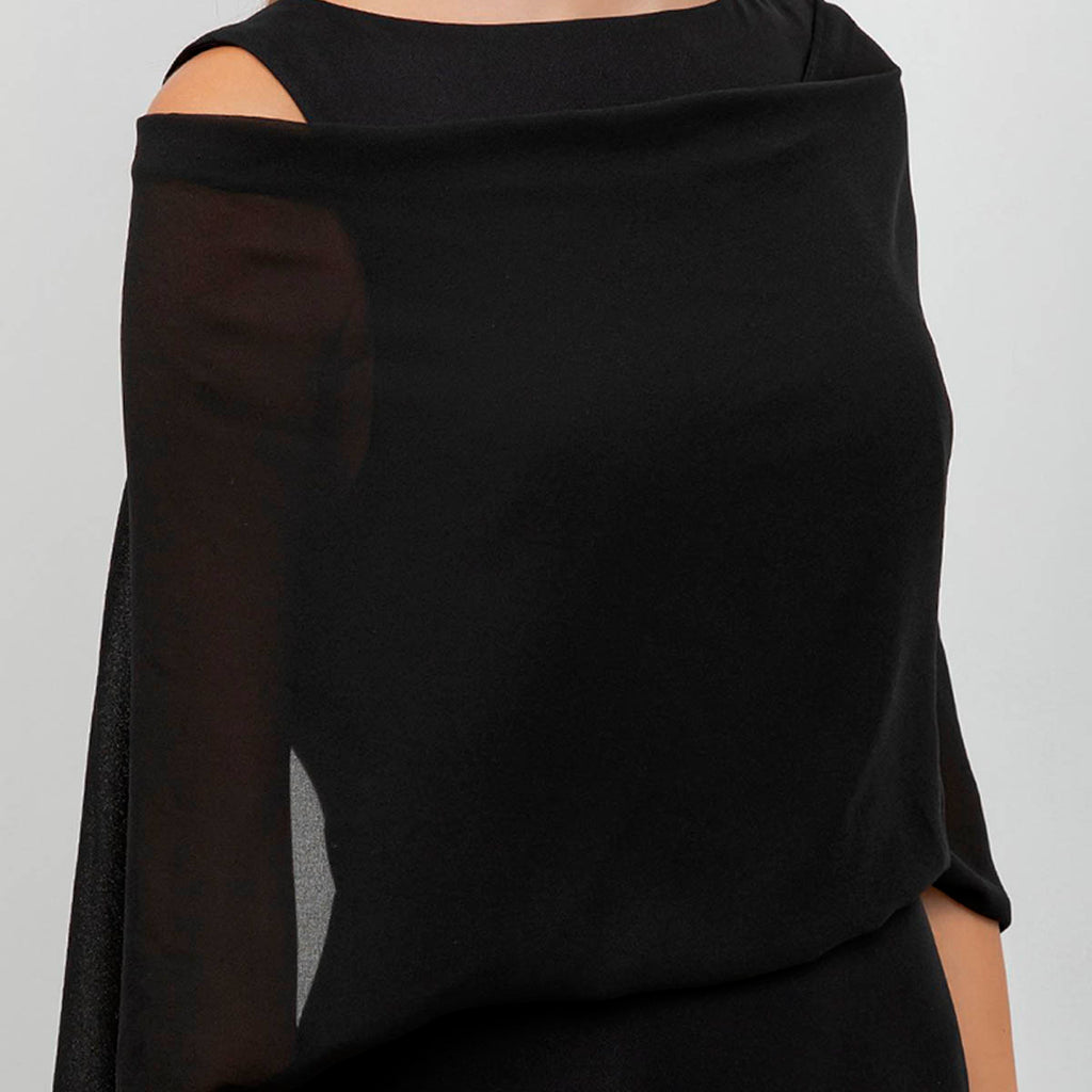 Vestido Negro Espalda Descubierta