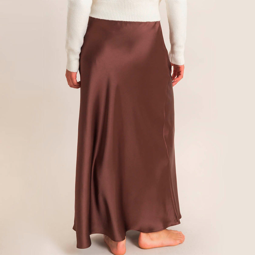 Falda Cafe Satin