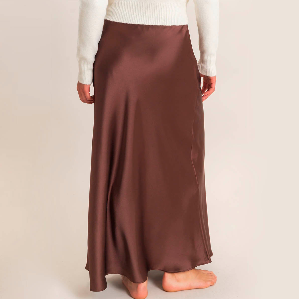 Falda Cafe Satin