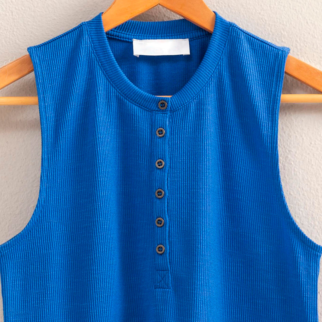 Blusa Azul Rey Basica