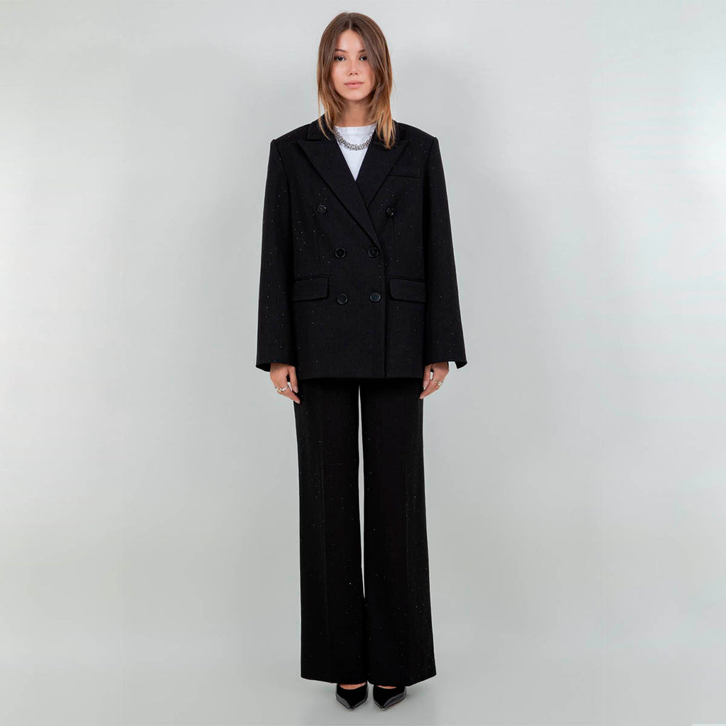 Blazer Negro con Brillos