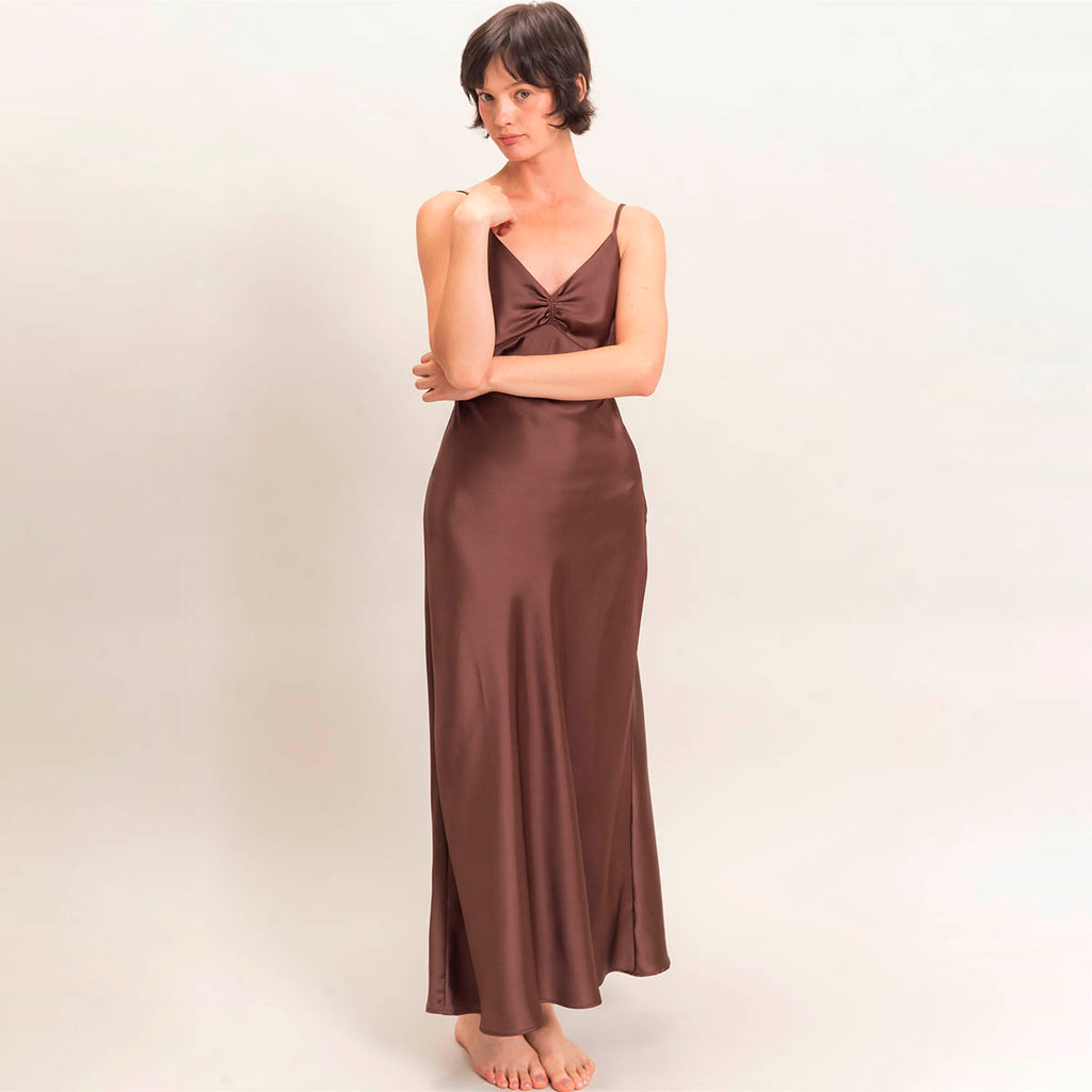 Vestido Cafe Satin