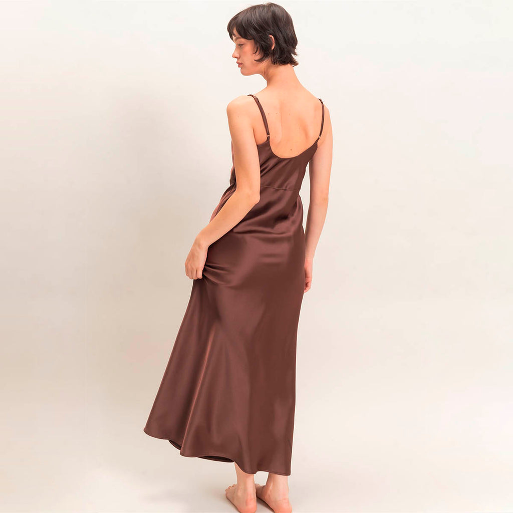 Vestido Cafe Satin