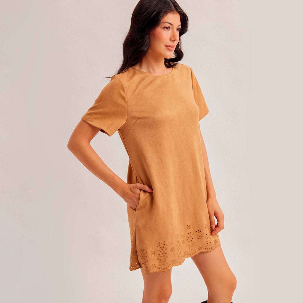 Vestido Camel