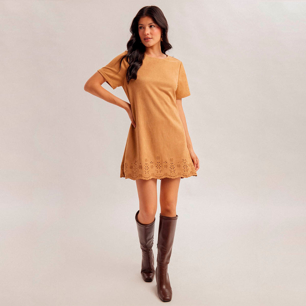 Vestido Camel