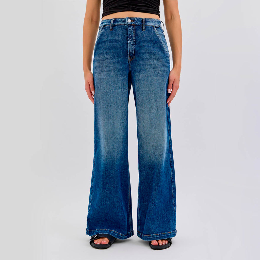 Jeans Azul Pierna Ancha