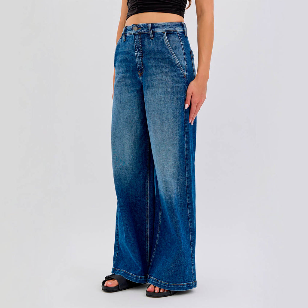 Jeans Azul Pierna Ancha
