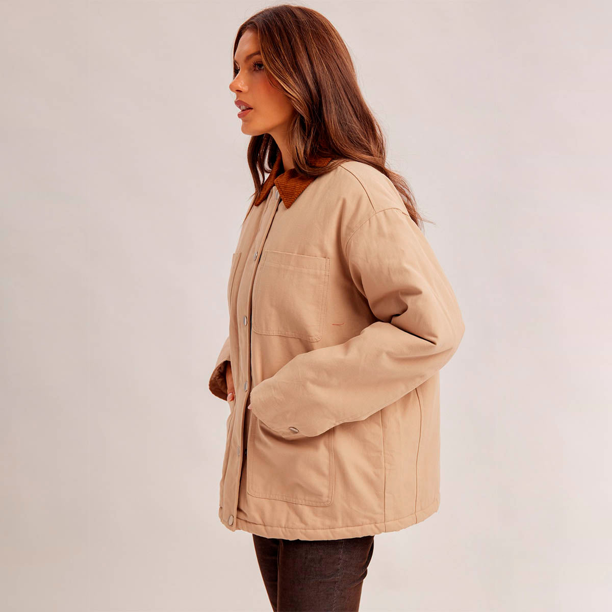 Chamarra Beige