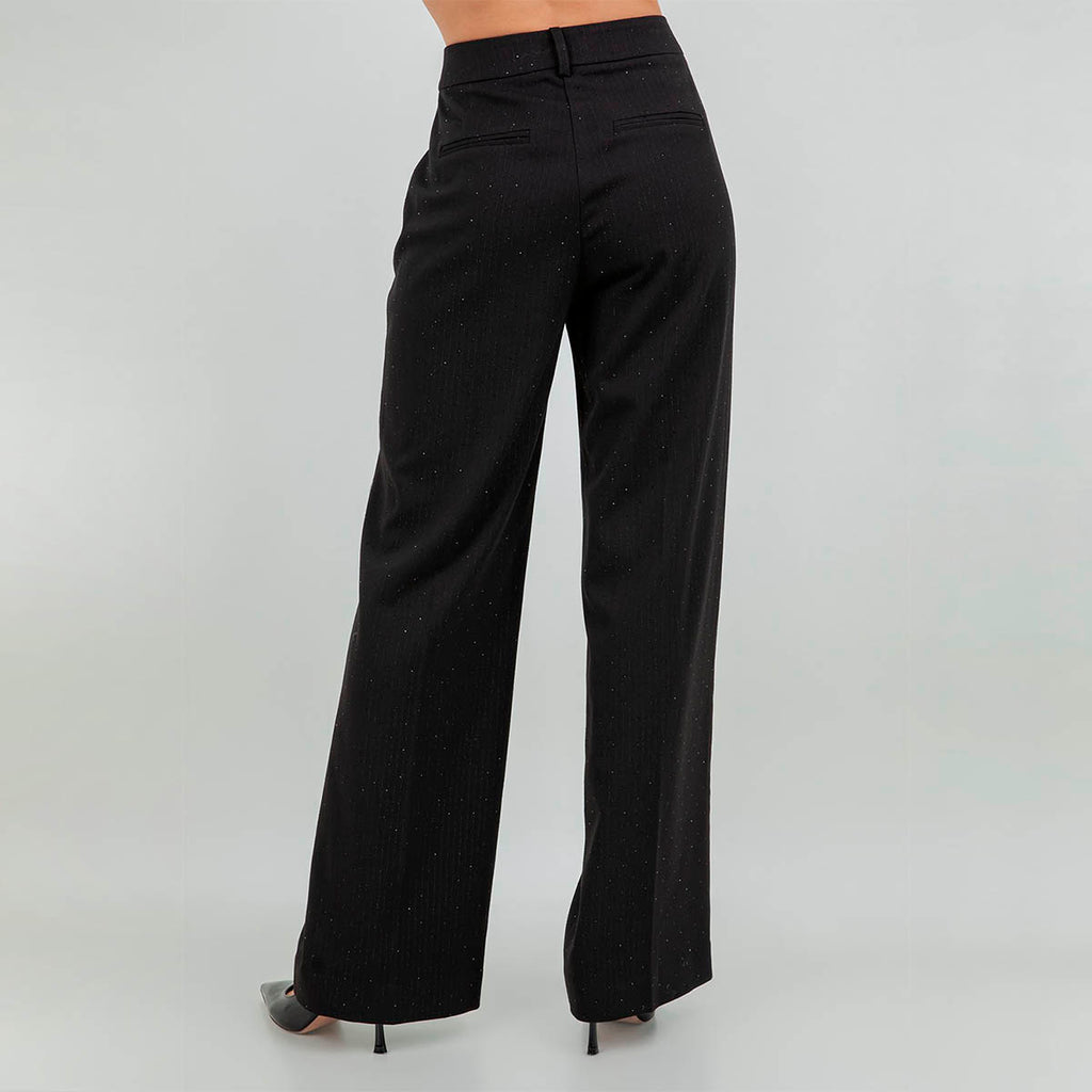 Pantalon Negro con Brillos